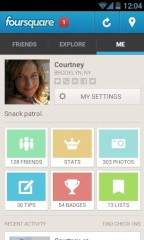 Foursquare-Profil