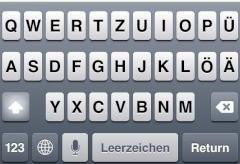 Tastatur mit deutschen Umlauten