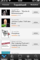 Podcasts-App von Apple
