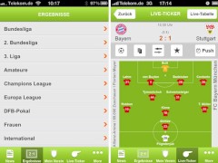 Fussball.de-App der Telekom