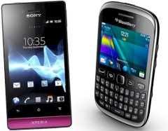 Sony Xperia miro und das neue BlackBerry Curve 9320