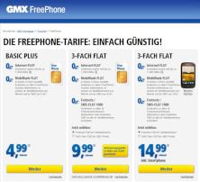 GMX und Web.de lassen FreePhone ohne Grundgebhr sterben