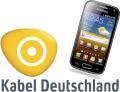 Logo Kabel Deutschland mit Samsung Galaxy Ace 2