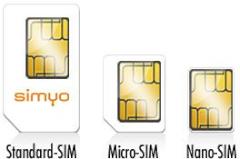 simyo kndigt Nano-SIM an