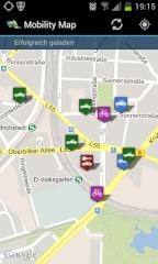 Mobility Map vereint mehrere Carsharing-Dienste