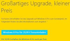 Windows 8 Pro als Download auf der Microsoft-Webseite verfgbar