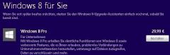 Online-Kauf von Windows 8
