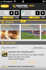 Die Qualifiers-App zur WM 2014