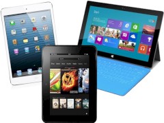 iPad mini, Kindle Fire HD und Surface
