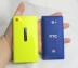 Glatte Rckseite bei Nokia, matte bei HTC