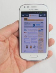 teltarif.de auf dem Samsung Galaxy S3 Mini