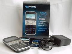 simvalley Mobile Easy-5 mit Verpackung, ladegert und Bedienungsanleitung