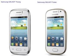 Samsung zeigt Einsteiger-Smartphones Galaxy Young und Fame