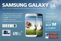 Im Online-Shop von o2 kann das Samsung Galaxy S4 vorbestellt werden.