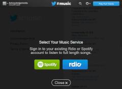 Twitter Music offiziell gestartet - Spotify, Rdio & Co. liefern Musik