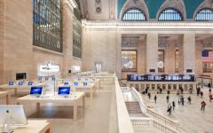 Apple liebt den groen Rahmen fr seine Produkte: Apple Store in der Grand Central Station, New York.