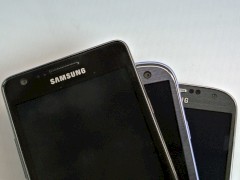 Frontkamera des Samsung Galaxy S2, S3 und S4
