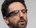 Sergej Brin auf der Google I/O 2012 mit Google Glass