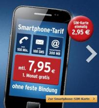 Aktion: Tchibo Smartphone-Tarif dauerhaft fr 7,95 Euro pro Monat