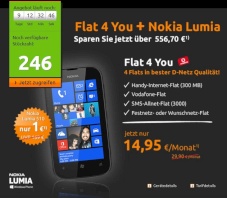 Crash-Tarife: Zwei Telefon-Flats plus Lumia 510