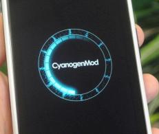 Die Startanimation von CyanogenMod 10.1.