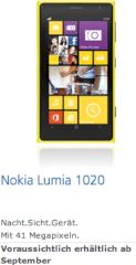 Nokia Lumia 1020 im Online-Shop von o2