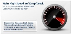 Aldi Talk High-Speed-Option