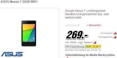 Neues Nexus 7 im Online-Shop von Media-Markt