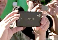 Unabsichtlich in ein einem Video festgehalten: Ein neues Nexus-Smartphone.
