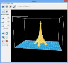 Am Beginn steht die Gestaltung oder Anpassung eines Objekts in der 3D-Software
