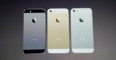 Das iPhone 5S in drei verschiedenen Farben