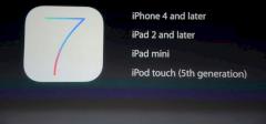 Diese Apple-Gerte bekommen iOS 7