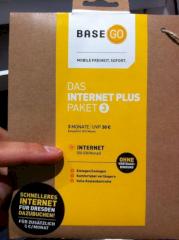 50 GB fr 10 Euro mit dem Internet Paket Plus von Base Go