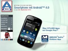 100-Euro-Smartphone bei Aldi: Medion Life E4001 mit Navi-App & SIM
