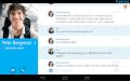 Die neue Tablet-Oberflche von Skypes Android-Version