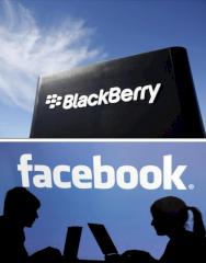 Blackberry- / Facebook-Logos