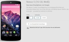 Das Nexus 5 ist im Play Store vorerst ausverkauft.