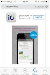 Appstore Swisscom iO