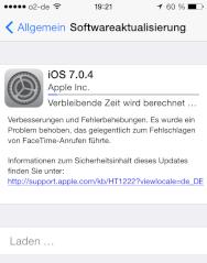 iOS7.0.4 verffentlicht