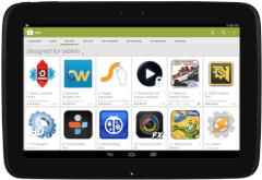 Google Play designed for tablets