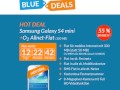 Samsung Galaxy S4 mini mit Allnet-Flat bei Blue Deals