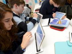 Immer mehr Klassen erproben das Lernen mit Tablets und Notebooks