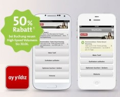 Mit der App von Ay Yildiz 50 Prozent bei der Buchung von Datenvolumen sparen