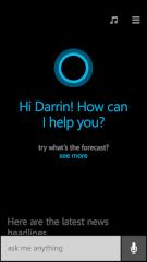 Das ist Microsofts Assistentin Cortana.