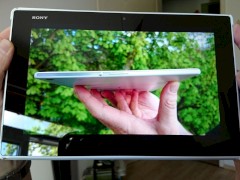 Fotos lassen sich prima auf dem Sony-Tablet anschauen