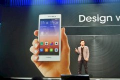 Huawei stellt das Ascend P7 vor.
