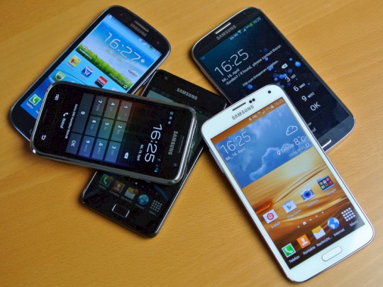 Samsung-Galaxy-Reihe im Vergleich