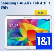 Das Samsung Galaxy Tab 4 10.1 gibt es jetzt im DSL-Tablet-Bundle bei 1&1