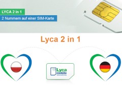 Kostenlose polnische Rufnummer mit Lyca 2 in 1