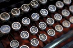 Auch Schreibmaschinen sind wieder beliebt